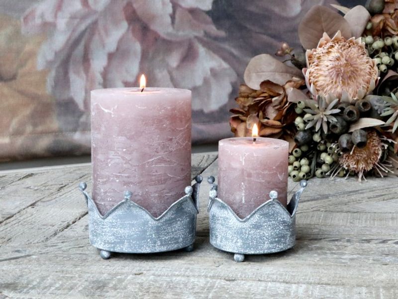 Telysholder krone sett